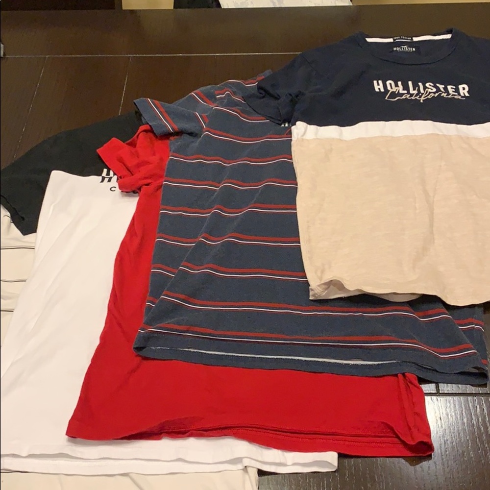 5 Hollister T shirts